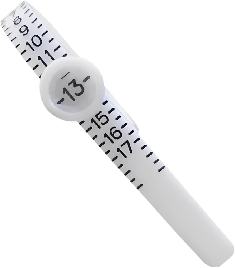 SCIKHEFT Ring Sizer with Magnifier Measuring Tool 1-17 Ring Measurer Flexible Ruler for Men&Women - Image 1